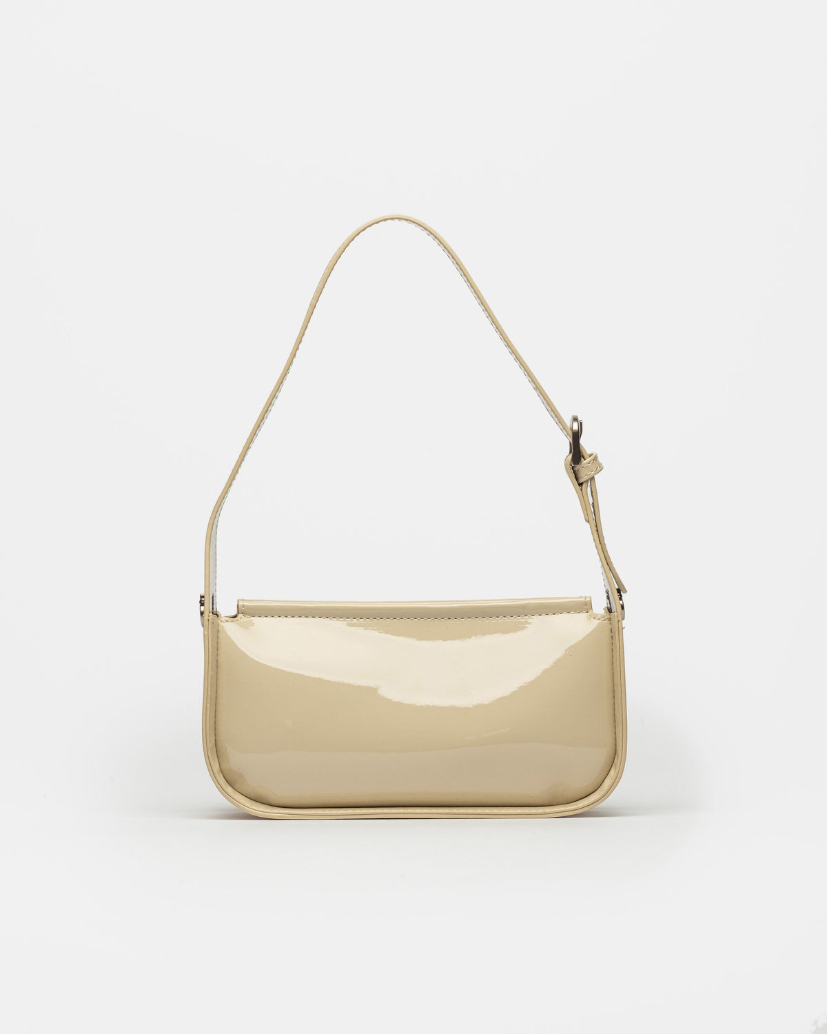 CARTERA AL HOMBRO LEAF EN EFECTO CUERO CHAROL